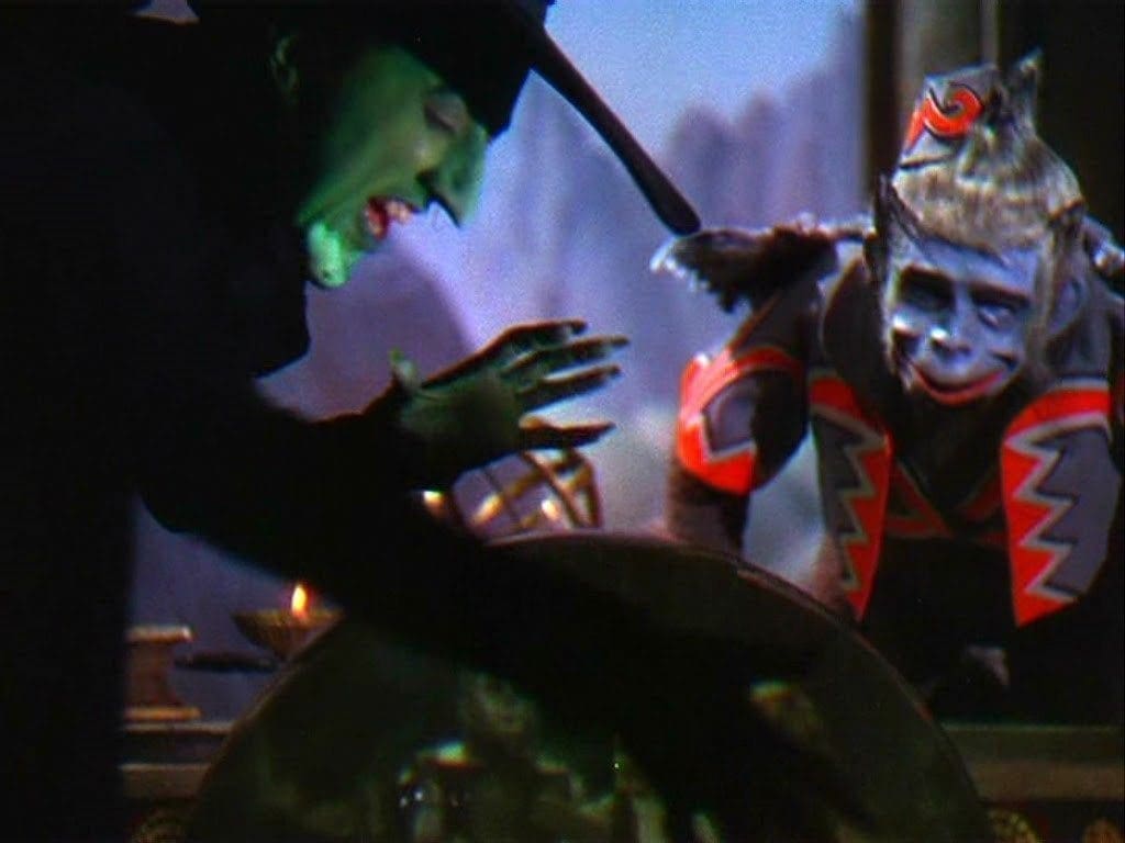 The flying monkeys in the Wizard of Oz are a metaphor...