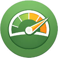 Performance gauge icon illustrating fast, stable, and reliable WordPress hosting with optimized speed and uptime monitoring for regulated financial and professional services firms
