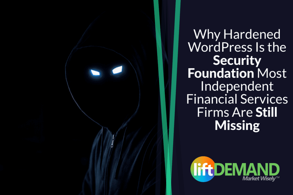 A hooded silhouette with cold blue mechanical glowing eyes in near-darkness, representing automated threats that have no human actor behind them.